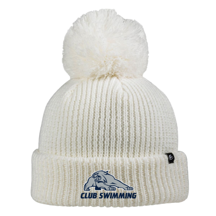 Ivory Pom Beanie