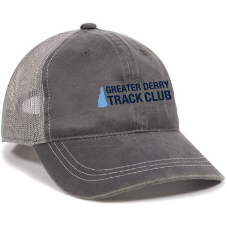 Charcoal/Grey Weathered Trucker Cap