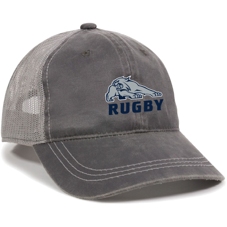 Charcoal/Grey Weathered Trucker Cap