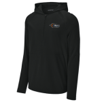 Classic 1/2 Zip Long Sleeve Hooded Jacket