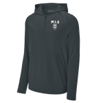 Classic 1/2 Zip Long Sleeve Hooded Jacket