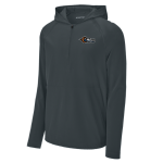 Classic 1/2 Zip Long Sleeve Hooded Jacket