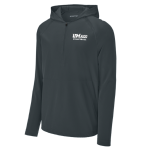 Classic 1/2 Zip Long Sleeve Hooded Jacket