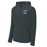 Classic 1/2 Zip Long Sleeve Hooded Jacket