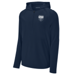 Classic 1/2 Zip Long Sleeve Hooded Jacket