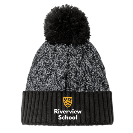 New Era Marled Knit Pom Beanie