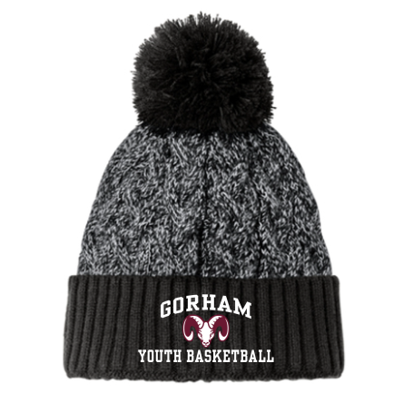 New Era Marled Knit Pom Beanie