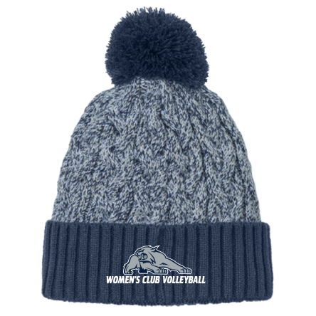 New Era Marled Knit Pom Beanie