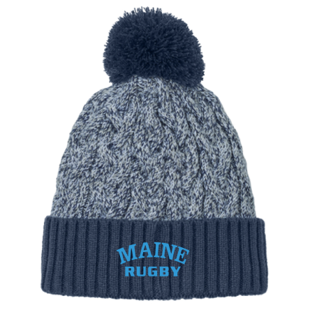 New Era Marled Knit Pom Beanie