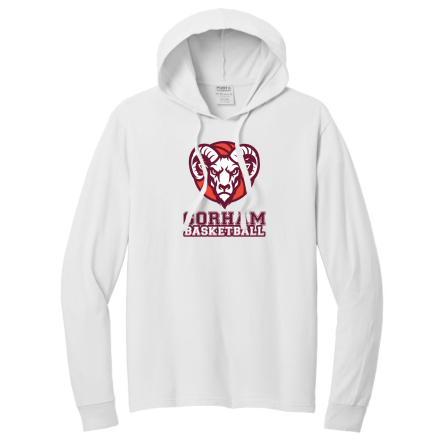 Garment-Dyed Pullover Hooded Tee