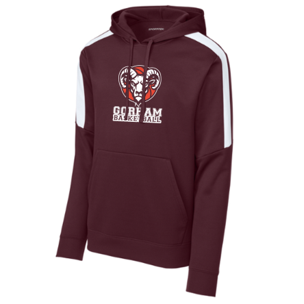 Striped Sleeve Performance Hoody