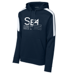 Striped Sleeve Performance Hoody