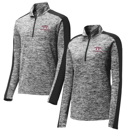 Electric Heather Colorblock 1/4 Zip Pullover