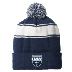 Striped Pom Beanie