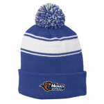 Striped Pom Beanie