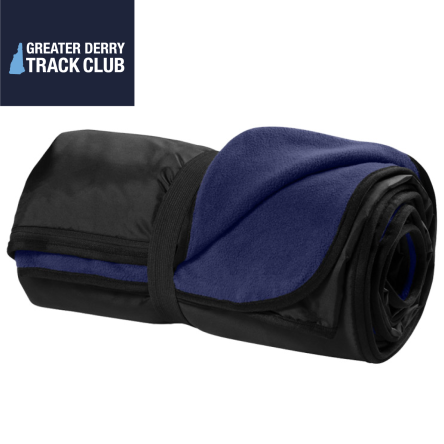 Classic Navy Fleece Travel Blanket