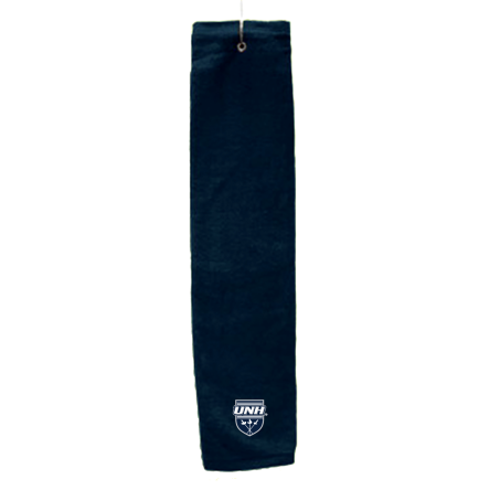 Navy Deluxe Golf Towel with Hook