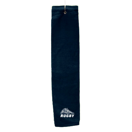 Navy Deluxe Golf Towel with Hook
