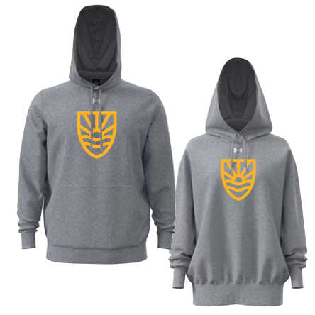 Under Armour Grey Heather Fleece Hoodie